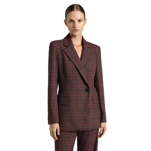 Cue European Prince Of Wales Check Blazer